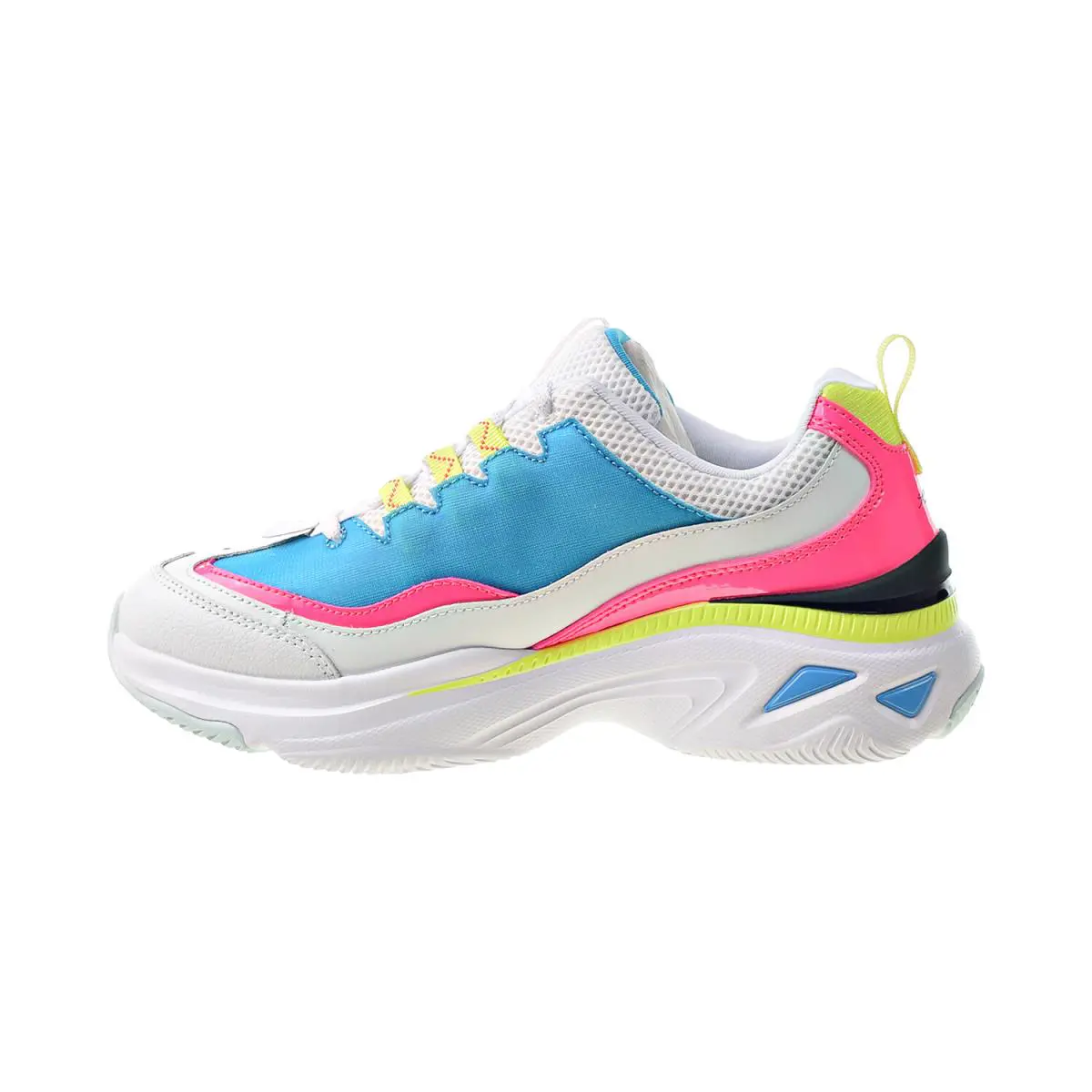 Skechers shoes - White-Blue-Pink 2