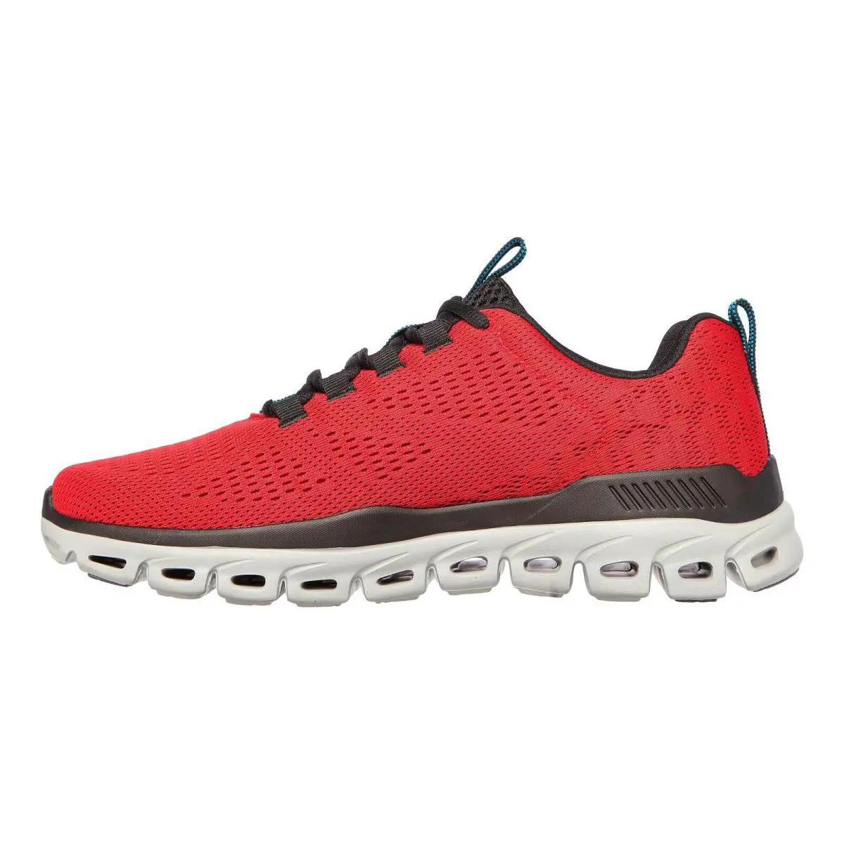 Skechers shoes - FASTEN UP - FASTEN - RED-BLACK 1