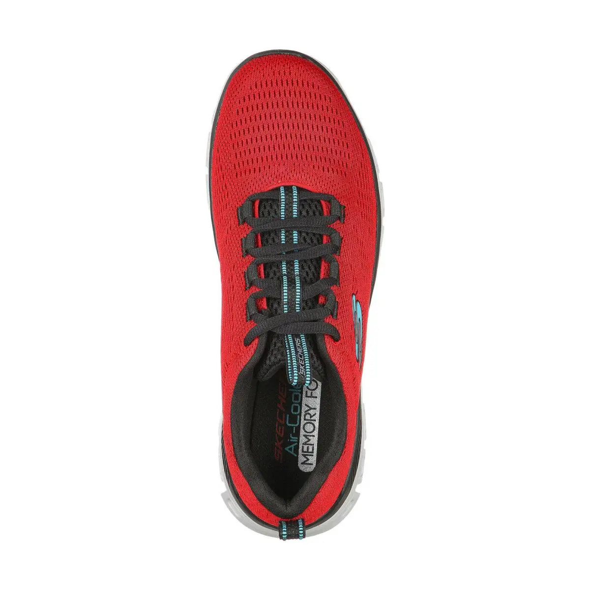 Skechers shoes - FASTEN UP - FASTEN - RED-BLACK 12