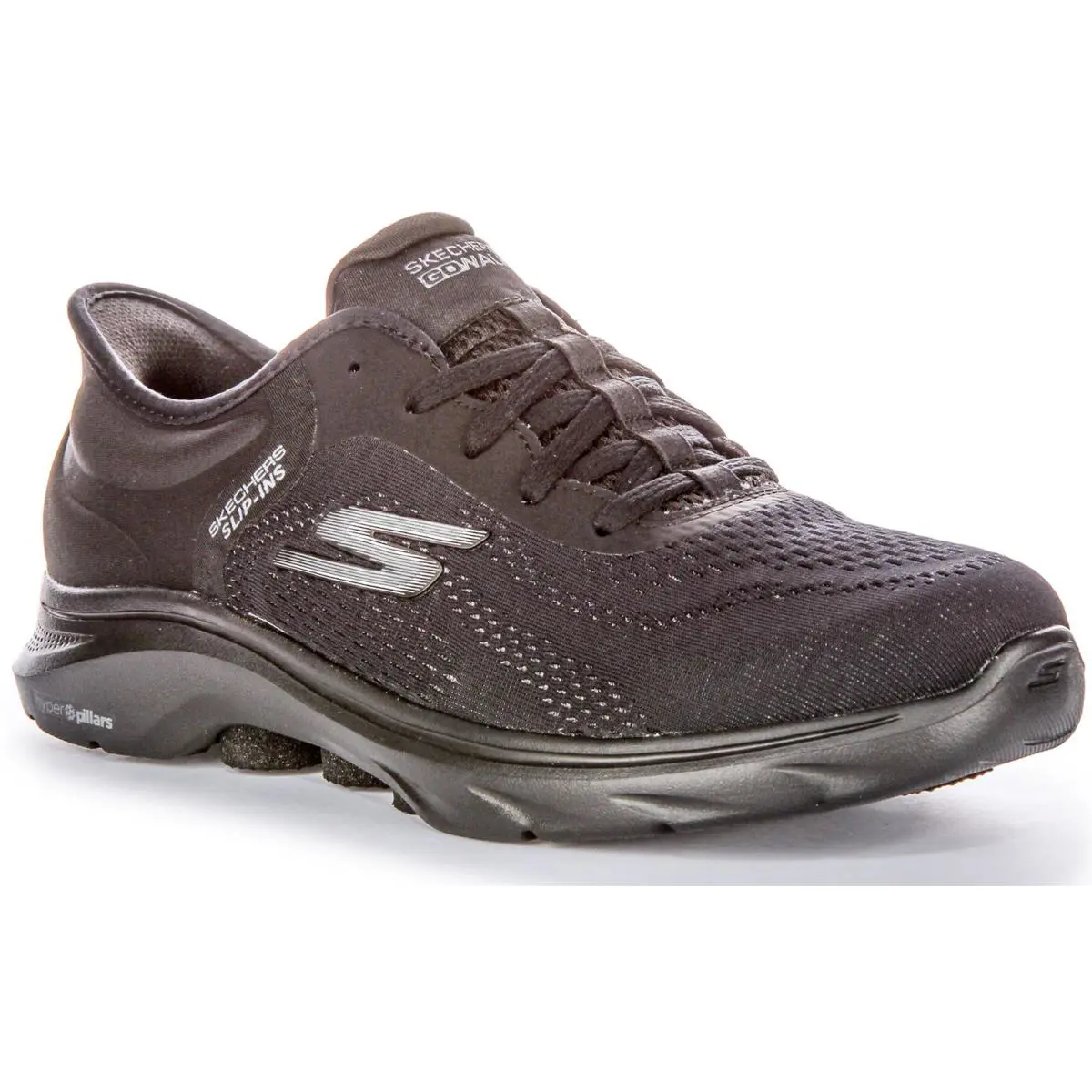 Skechers Go Walk 7 Valin Hands Free Slip Women Sneakers Shoe Black US 6 - 11 - BLACK BLACK
