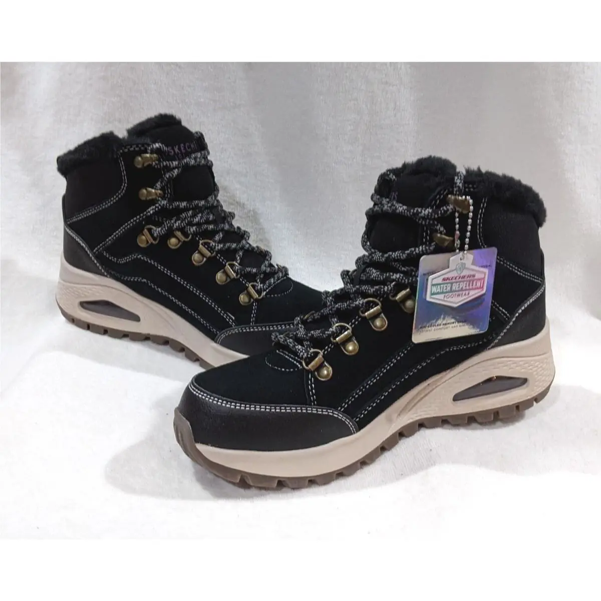Skechers shoes - Skechers Street Uno Rugged Winter Feels - 155224 - Black 6