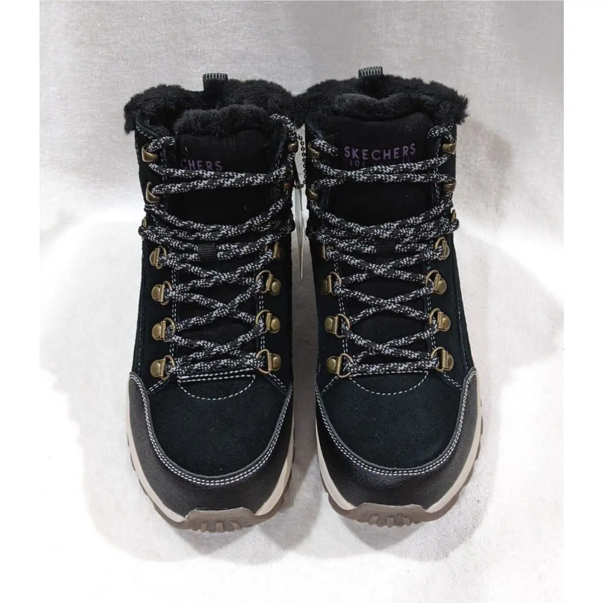 Skechers shoes - Skechers Street Uno Rugged Winter Feels - 155224 - Black 7