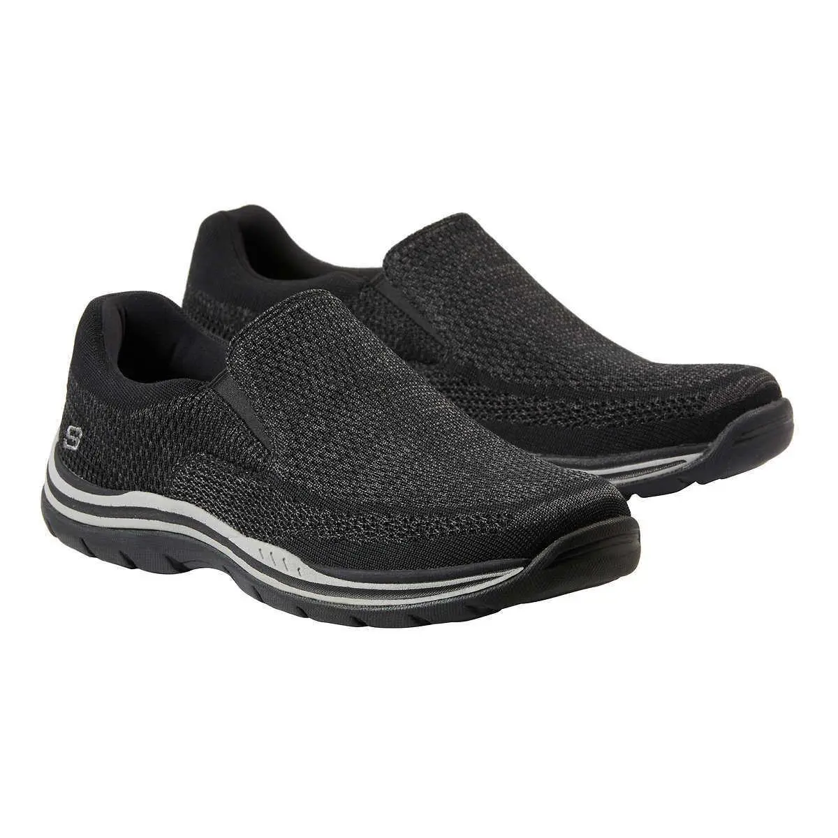 Skechers shoes - Sketchers Slip On - Sketchers Slip - EGCC1377A57USA - Black / Gray 4