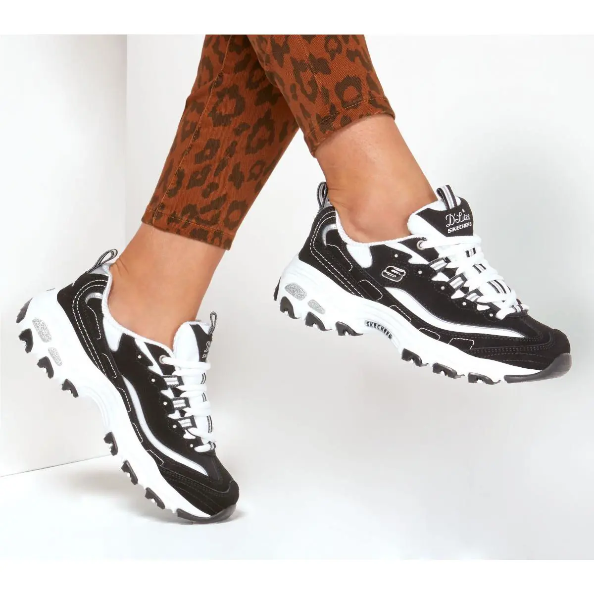 Skechers shoes - BLACK/WHITE 2