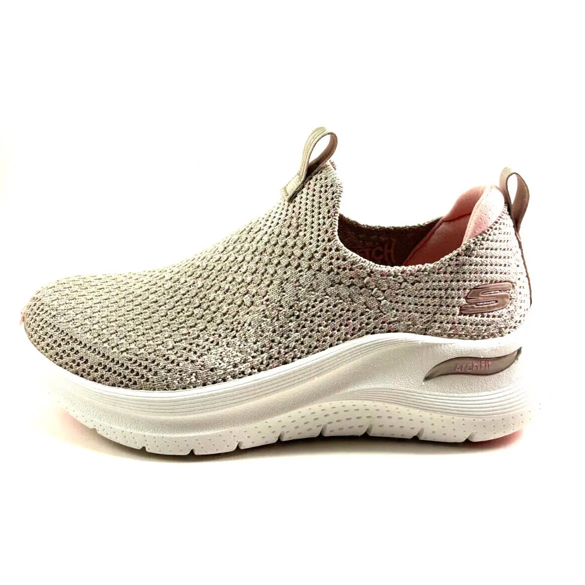 Skechers shoes - skecher arch-fit - skecher - Taupe/Pink 2