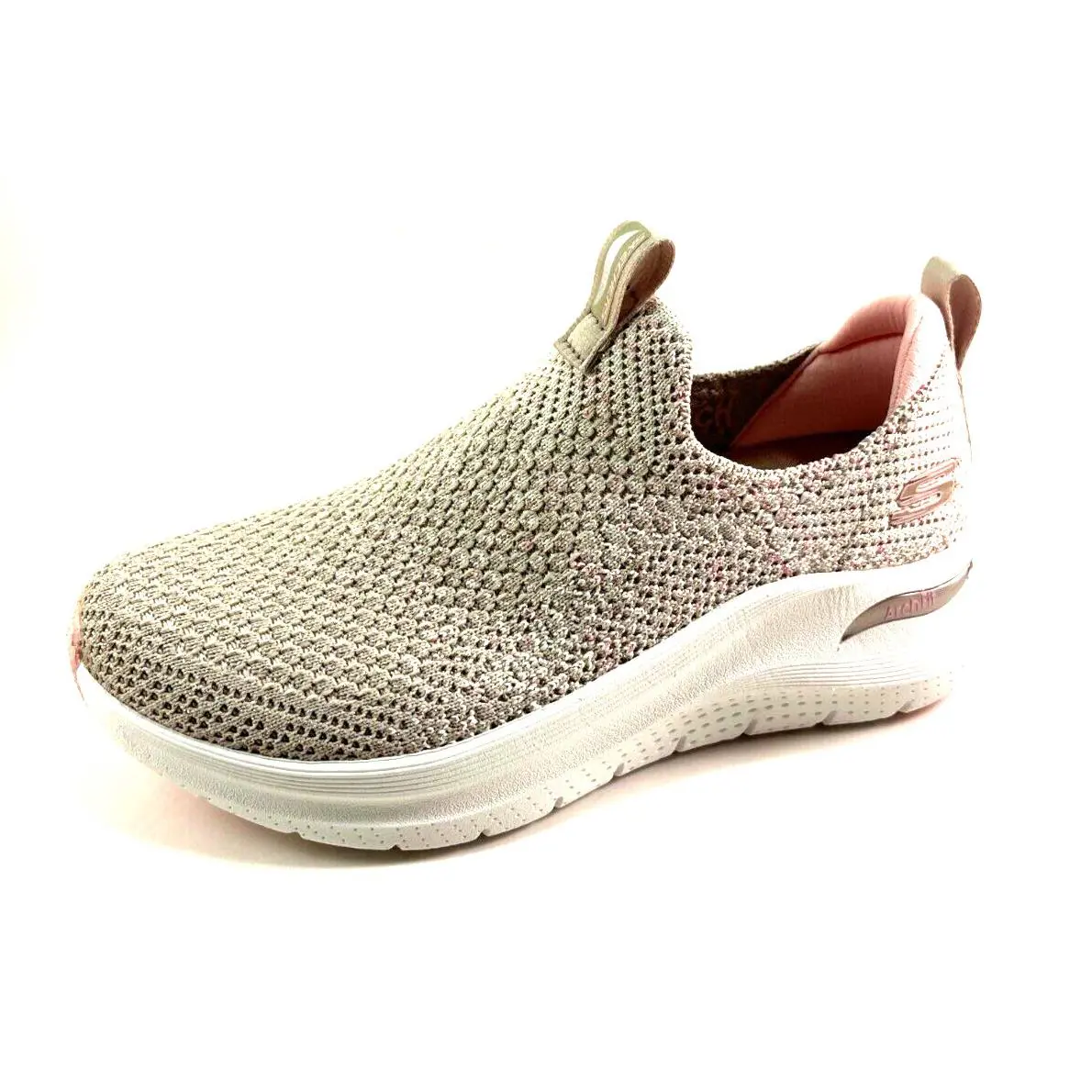 Skechers shoes - skecher arch-fit - skecher - Taupe/Pink 8