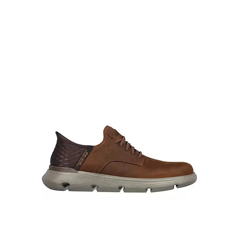 Skechers shoes - skechers garza - garza - Dark Brown Leather 0