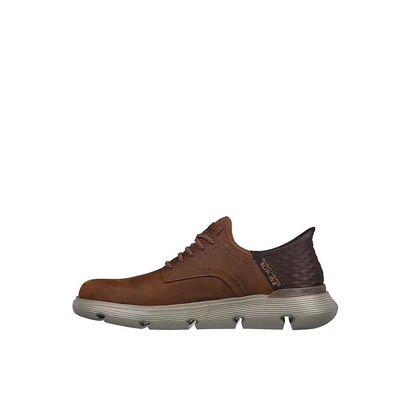 Skechers shoes - skechers garza - garza - Dark Brown Leather 1