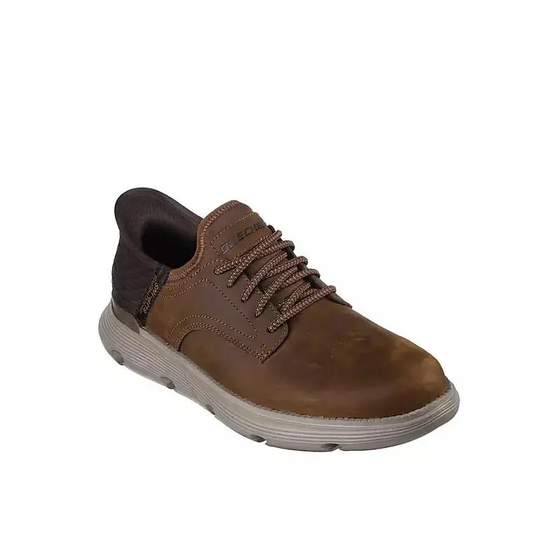 Skechers shoes - skechers garza - garza - Dark Brown Leather 4