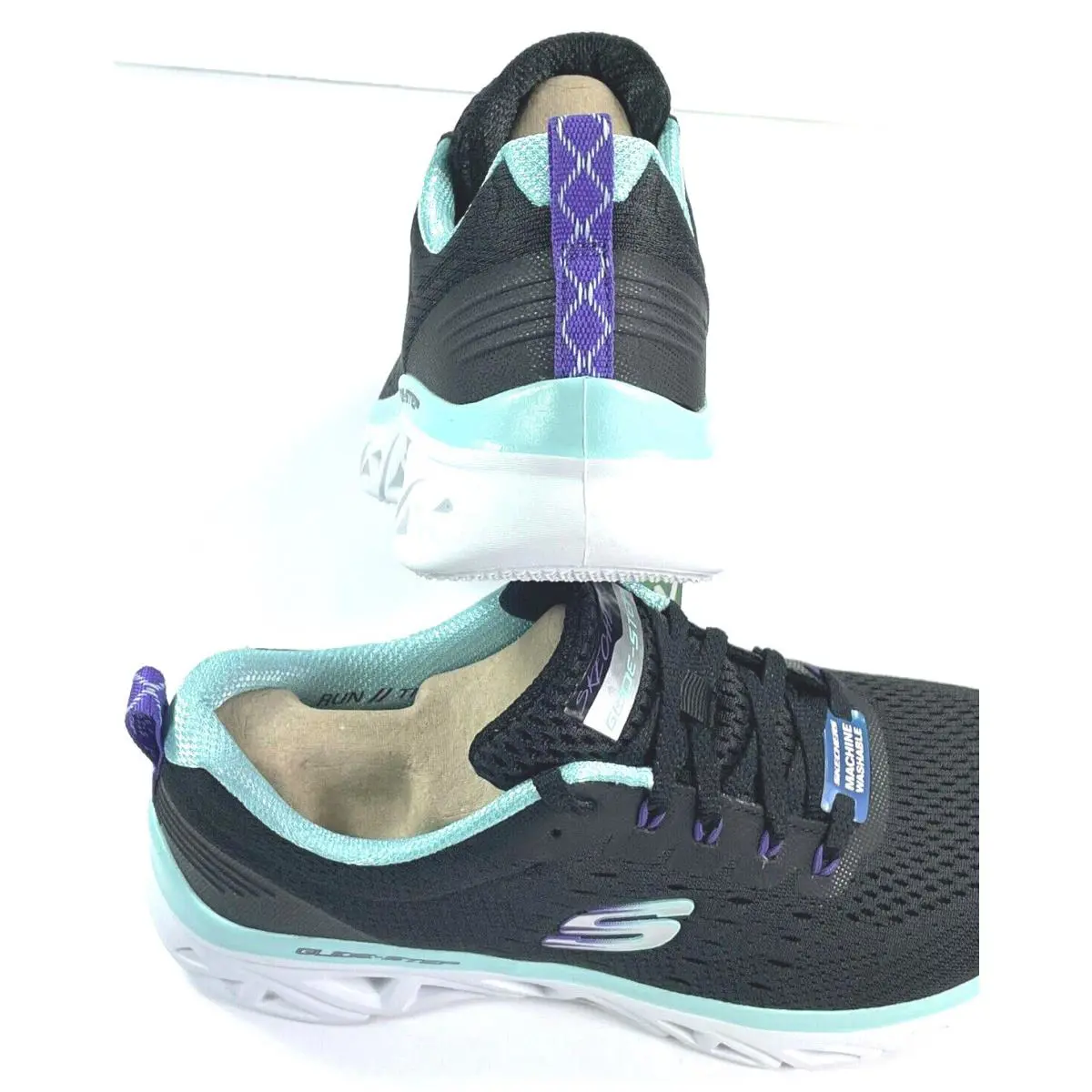 Skechers shoes - Glide Step - Glide Step - Black/Aqua 1