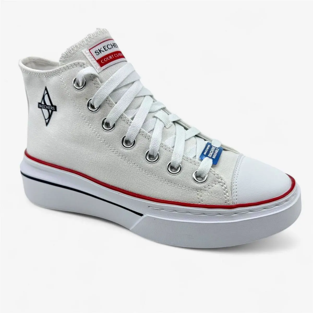 Skechers shoes - Skechers Cordova Classic - Cordova Classic - 185063 WNVR - White, Manufacturer: White Navy Red 6
