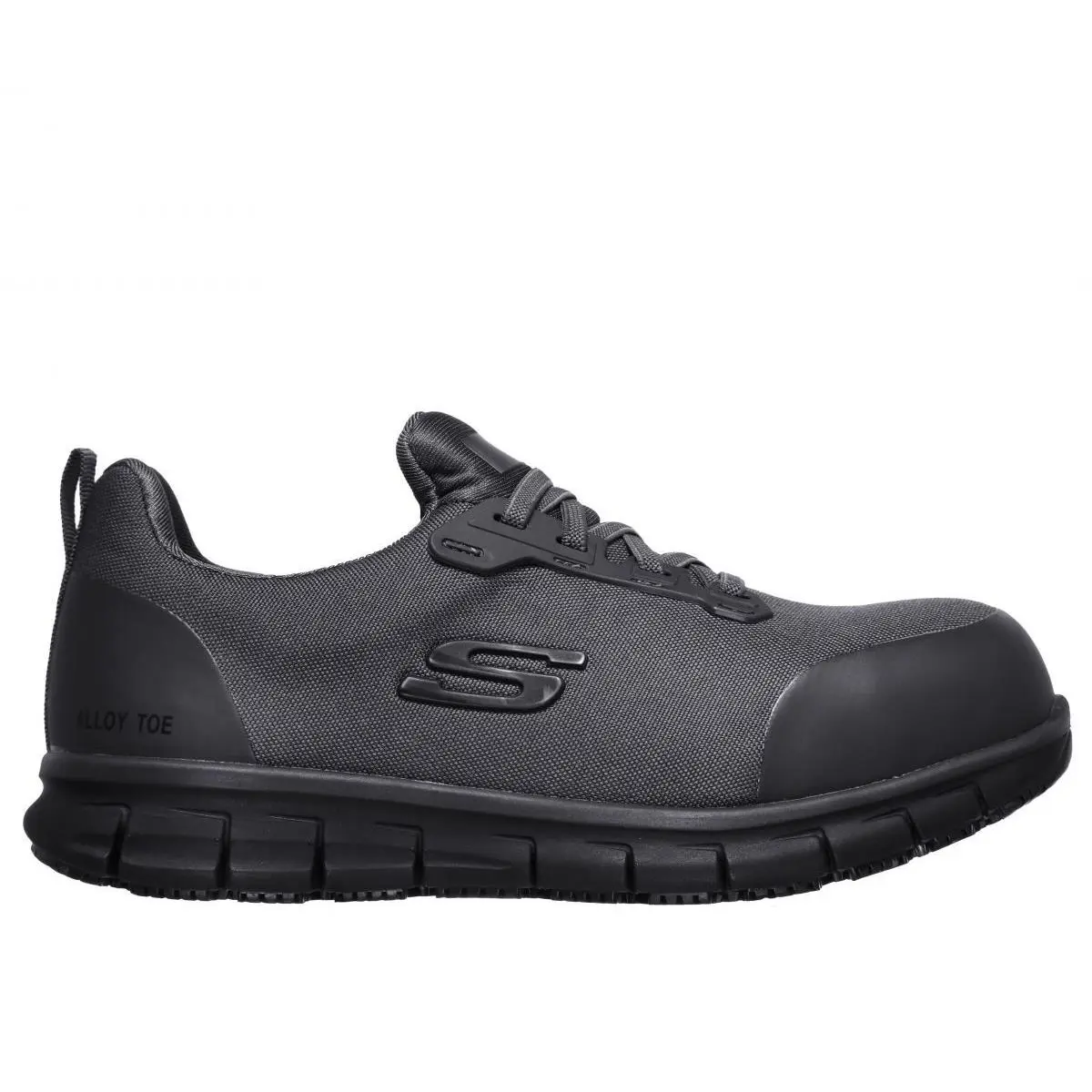 Skechers Work Women`s Sure Track - Irmo Alloy Toe Work Shoe Charcoal - 108003/CH - CHARCOAL