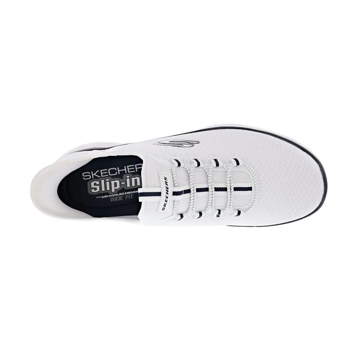 Skechers shoes - Slip-Ins Summits-High Range - Range - 232457W WNV - WHITE / NAVY 10