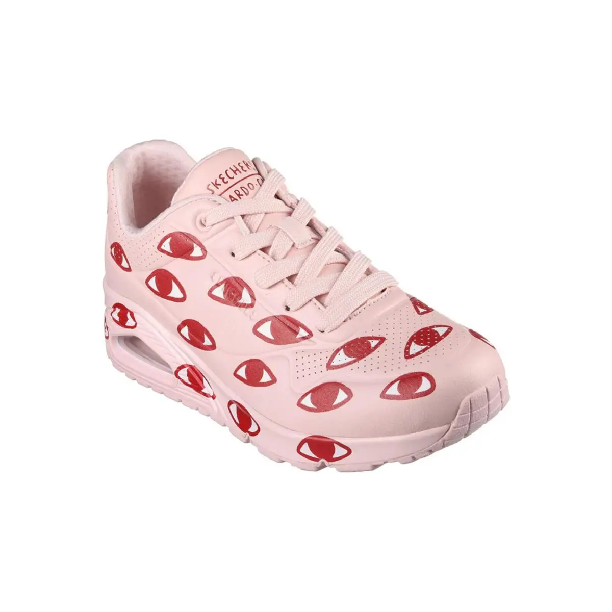 Skechers Women`s Uno- Many Eyes Sneaker Pink/red