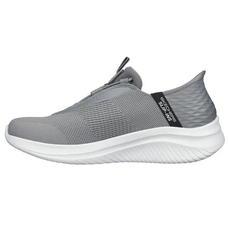 Skechers shoes - Slip-ins Ultra Flex 3.0 Finnik - knit upper - Gray/Black 7