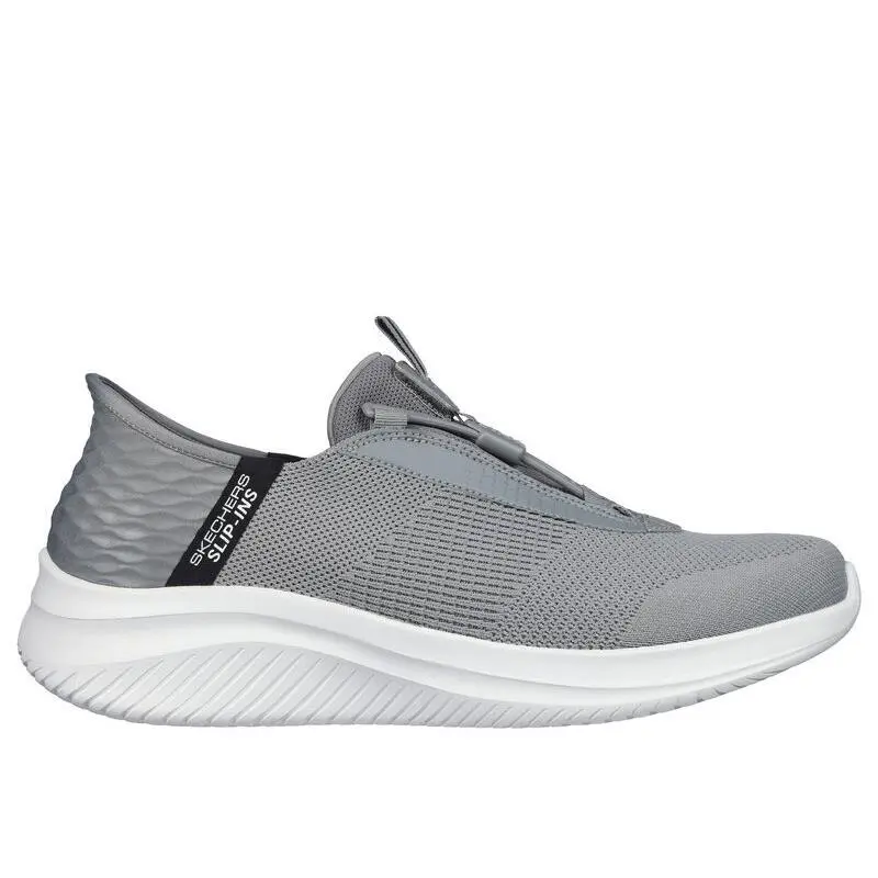 Skechers shoes - Slip-ins Ultra Flex 3.0 Finnik - knit upper - Gray/Black 6