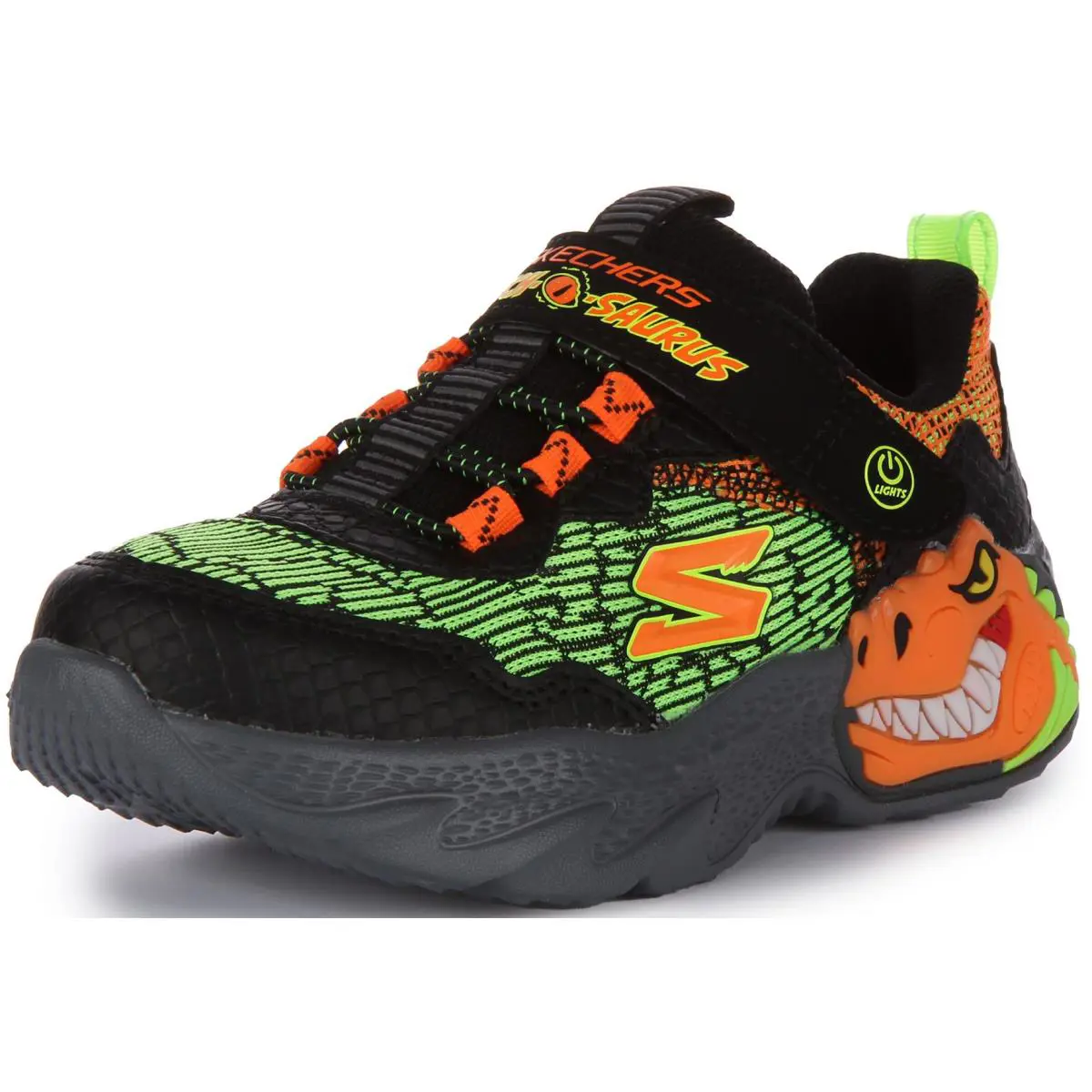 Skechers shoes - BLACK ORANGE 4