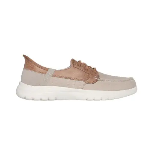 Skechers Slip-ins On The Go Flex-palmilla Taupe Slip-on Women`s Sizes 5-12/NEW - Beige