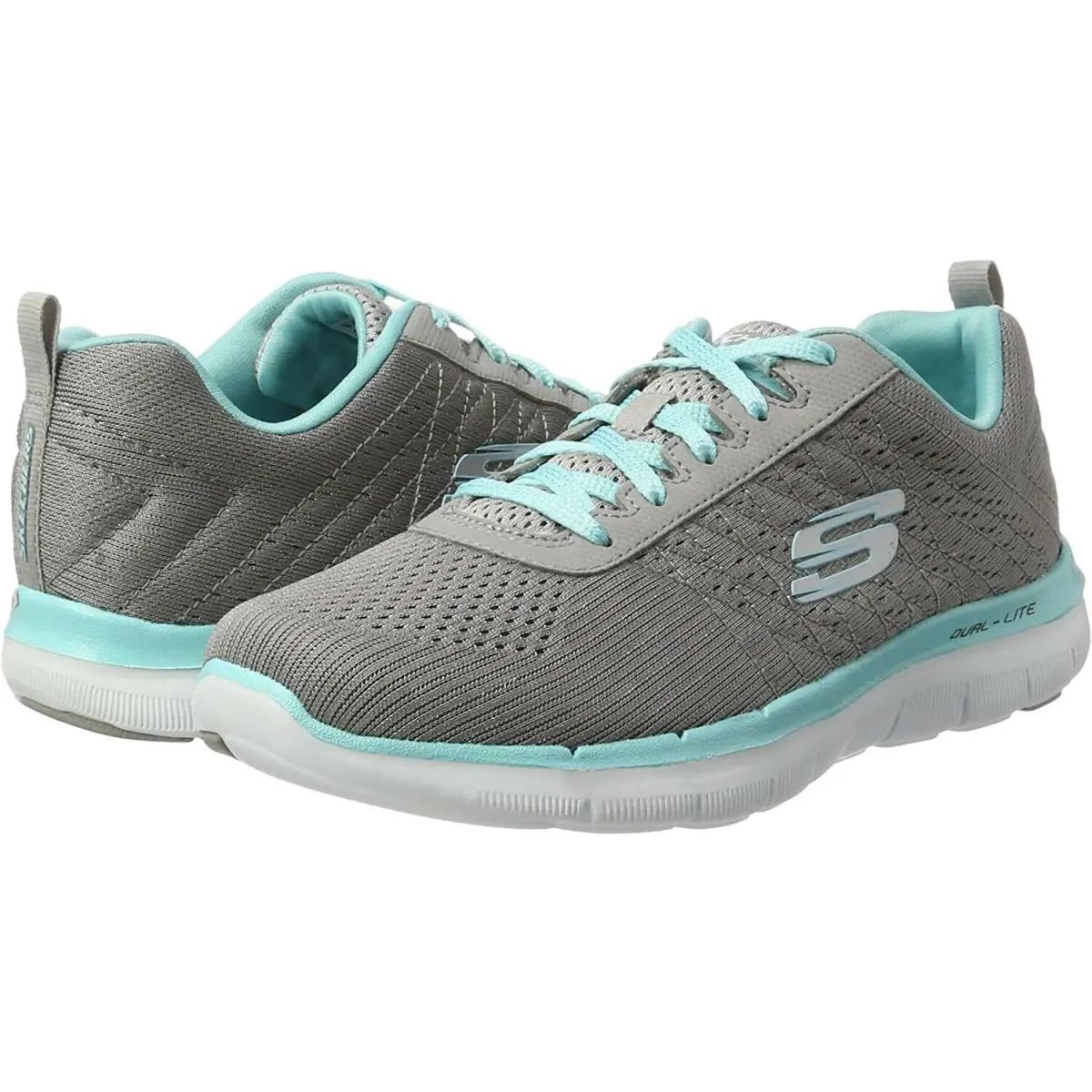 Skechers shoes - Skechers BREAK FREE - BREAK FREE - Gray, Light, Blue 5