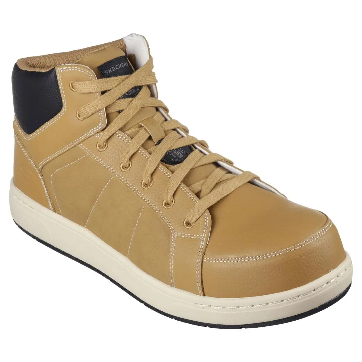 Men`s Skechers Work Watab Wessit Leather Boot 200198 /wtn Multi Sizes Wheat - Wheat