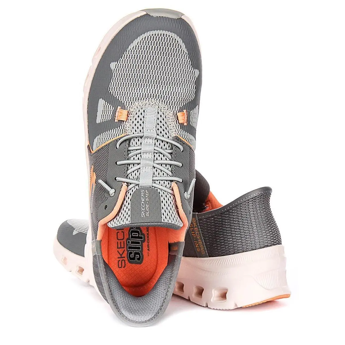 Skechers shoes - GREY ORANGE 2