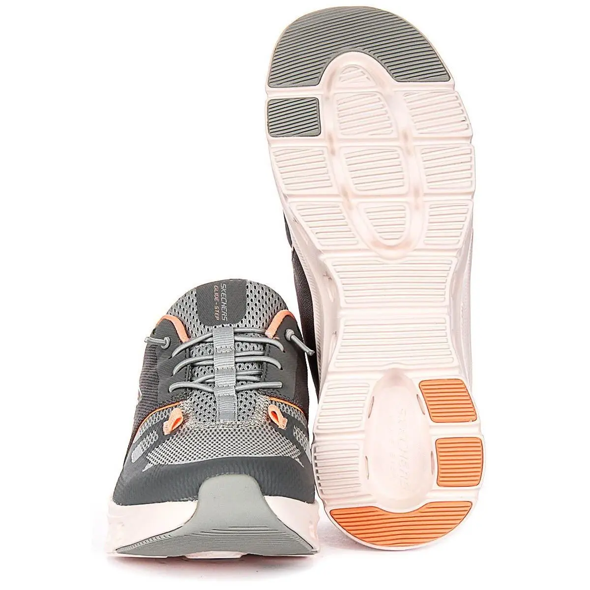 Skechers shoes - GREY ORANGE 3