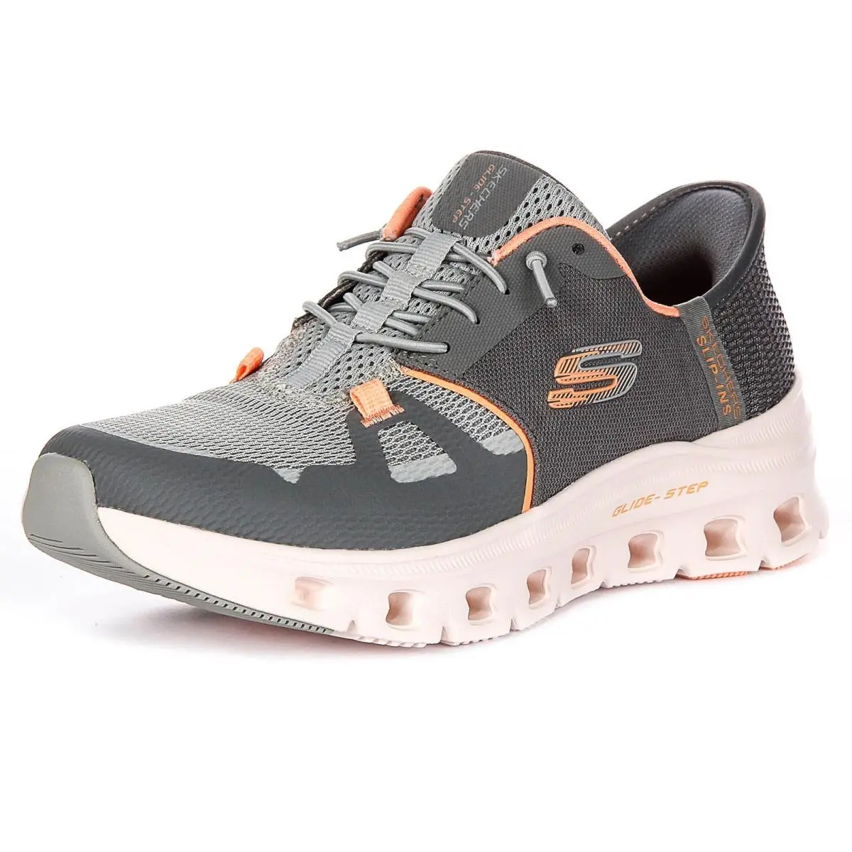 Skechers shoes - GREY ORANGE 4