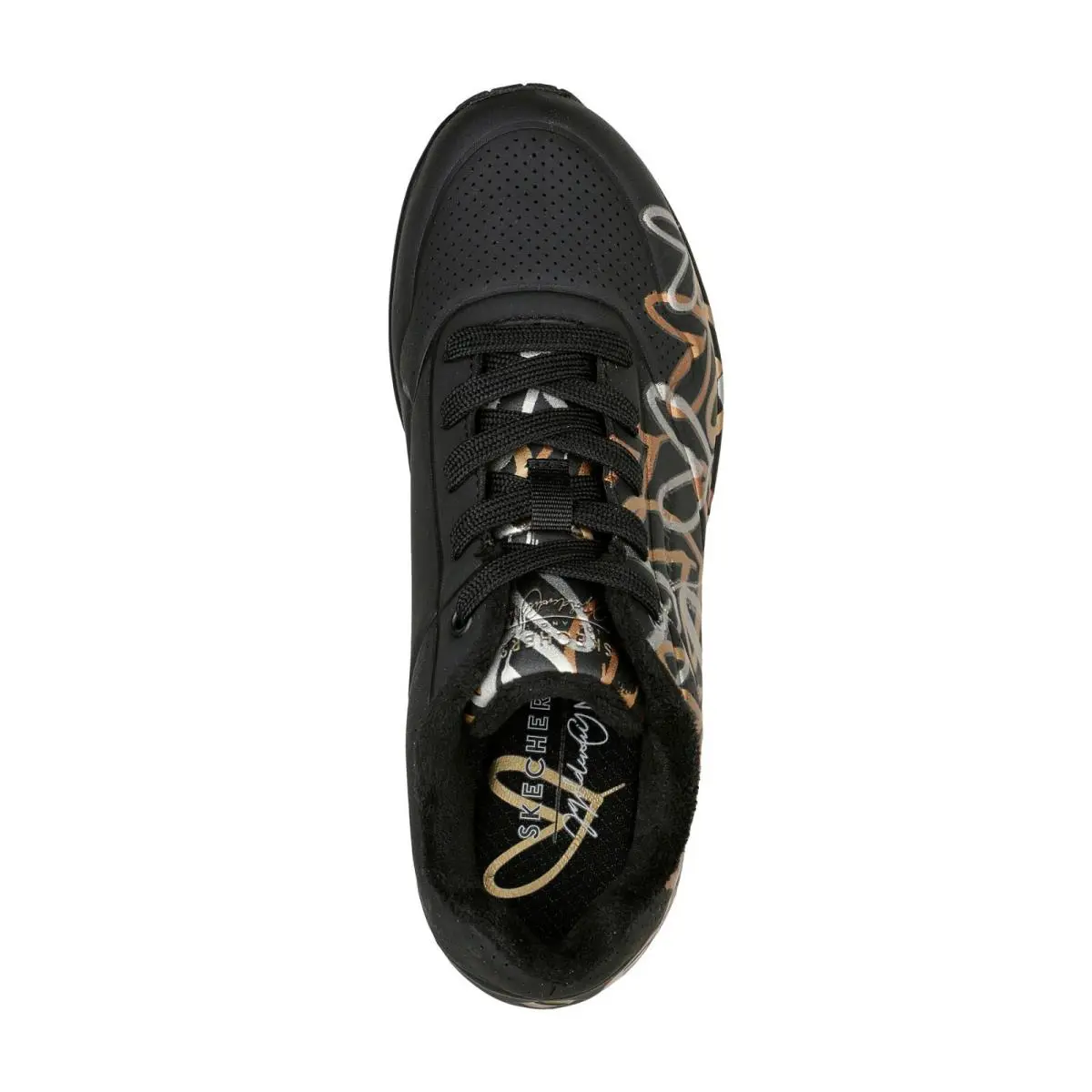 Skechers shoes - Uno - Metallic Love - Uno Metallic Love - 155523 - Black/Gold 1
