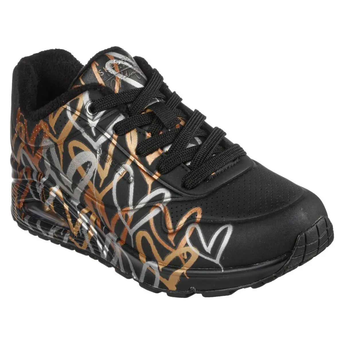 Skechers shoes - Uno - Metallic Love - Uno Metallic Love - 155523 - Black/Gold 11