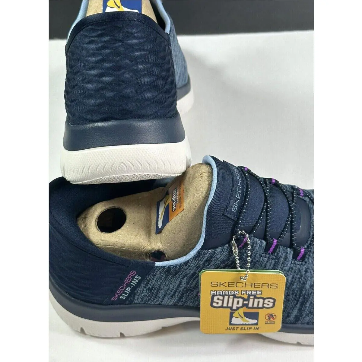 Skechers shoes - Vivid Blush - Vivid Blush - Skech Air - BLACK-BLUE 6