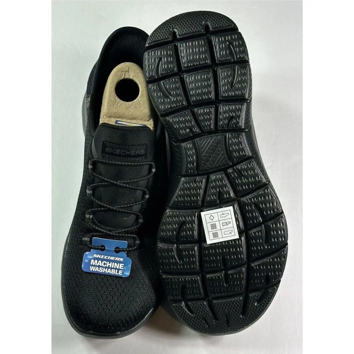 Skechers shoes - DIAMOND DREAM - DIAMOND DREAM - Skech Air - Black 4