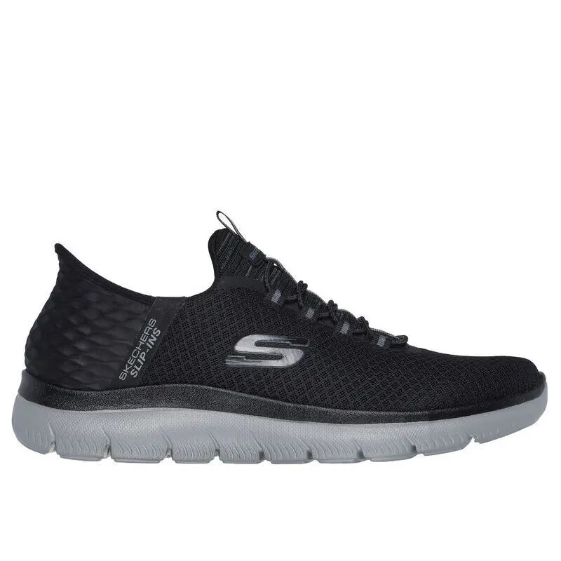 Men Skechers Hands Free Slip-ins Summits High Range Memory Foam 232457 Bkcc Blk - Black