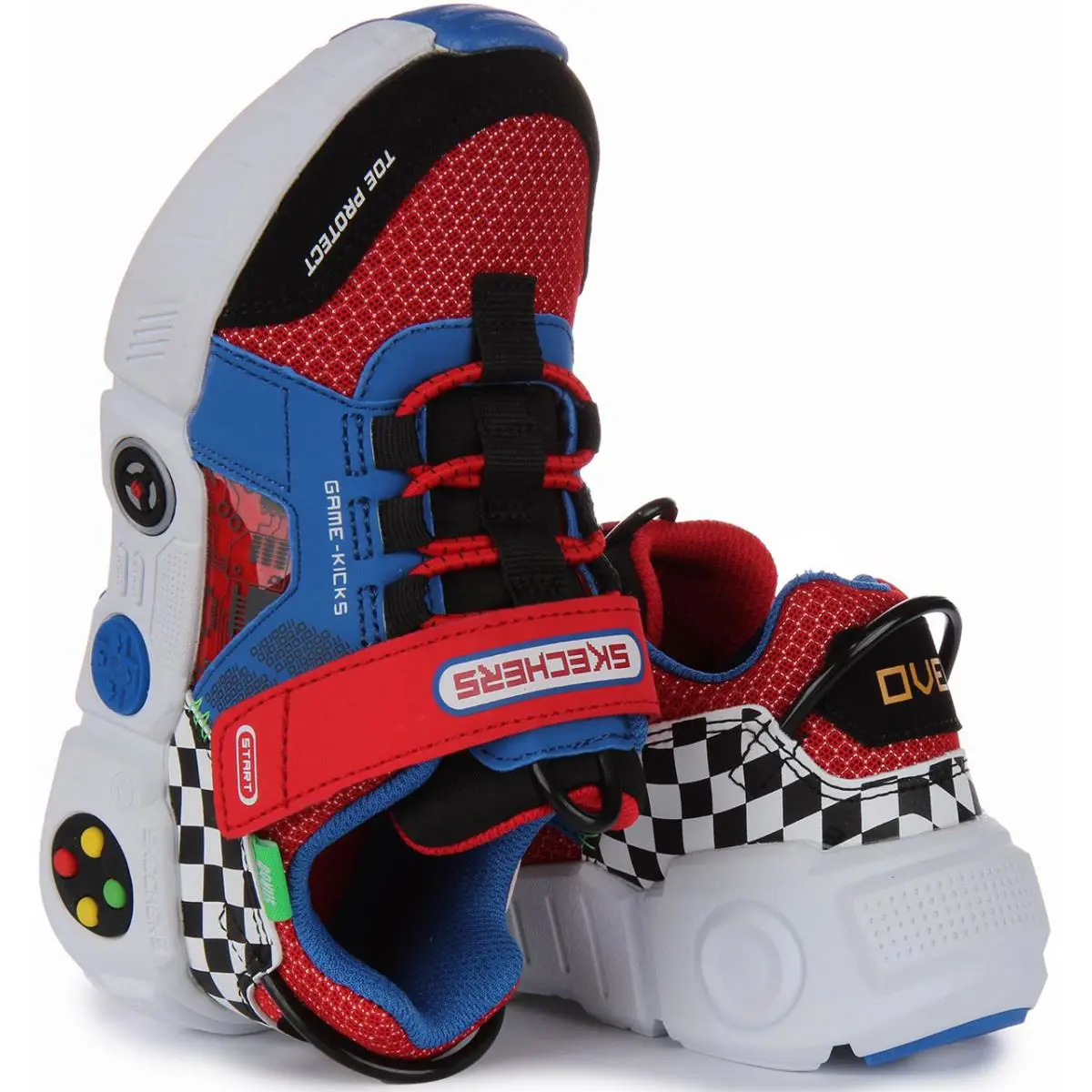 Skechers shoes - BLUE RED 2