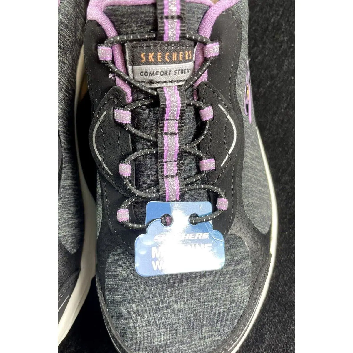 Skechers shoes - BLACK-PURPLE 1