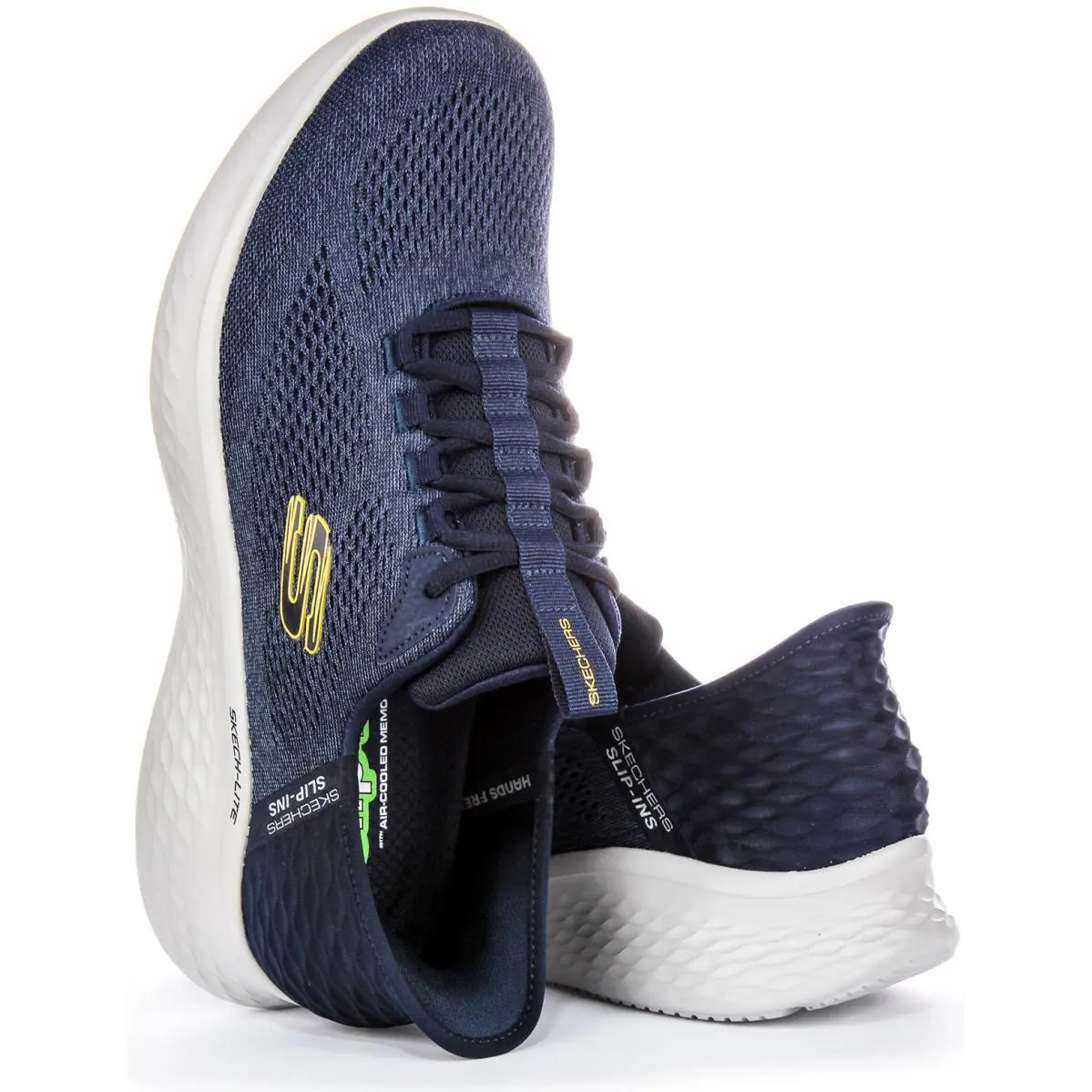 Skechers shoes - NAVY YELLW 2