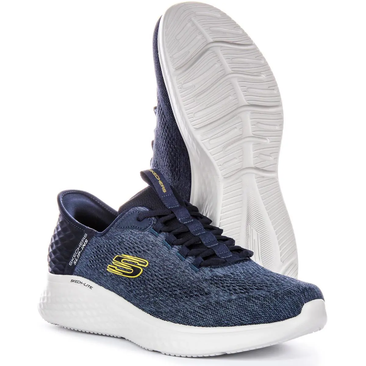 Skechers shoes - NAVY YELLW 3