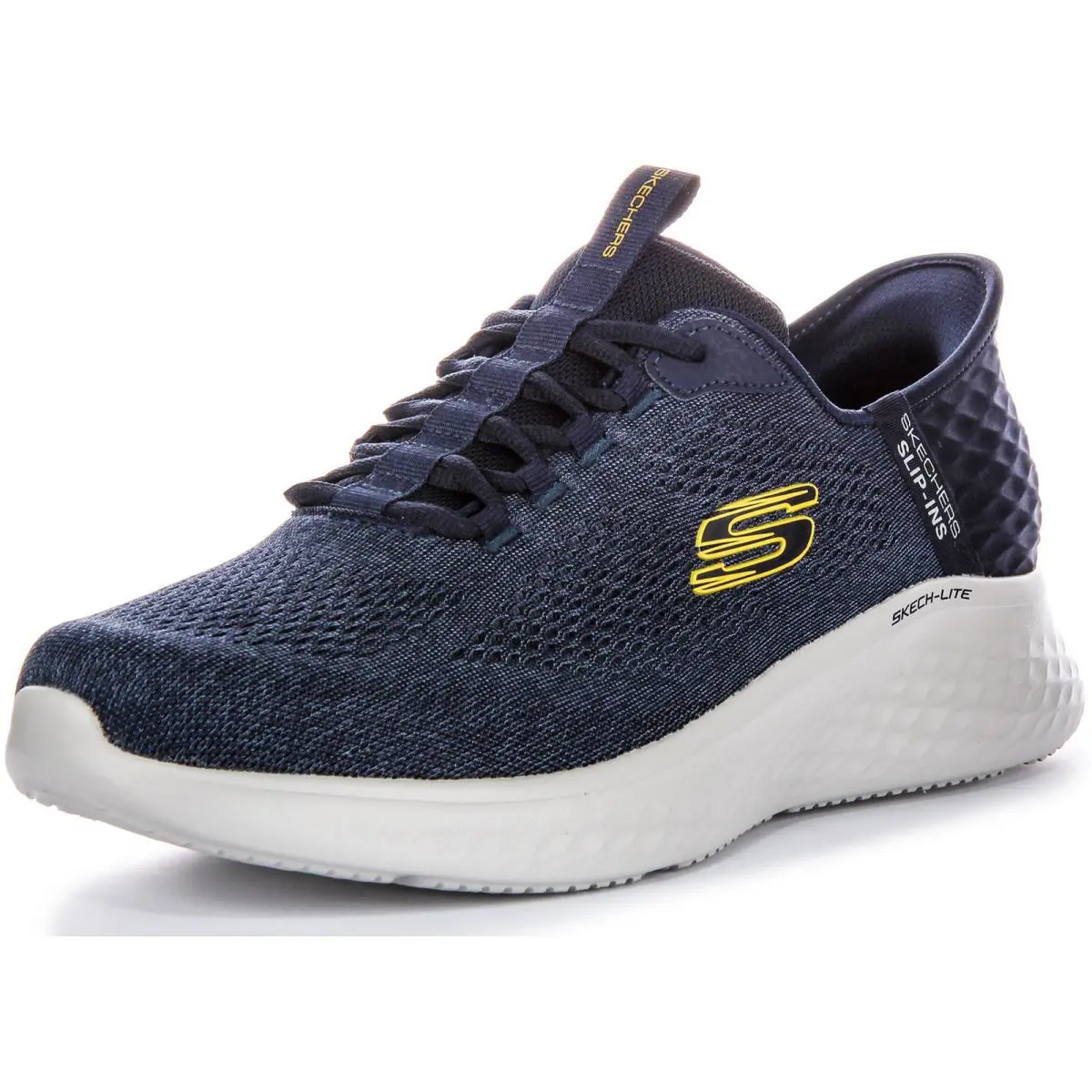 Skechers shoes - NAVY YELLW 4