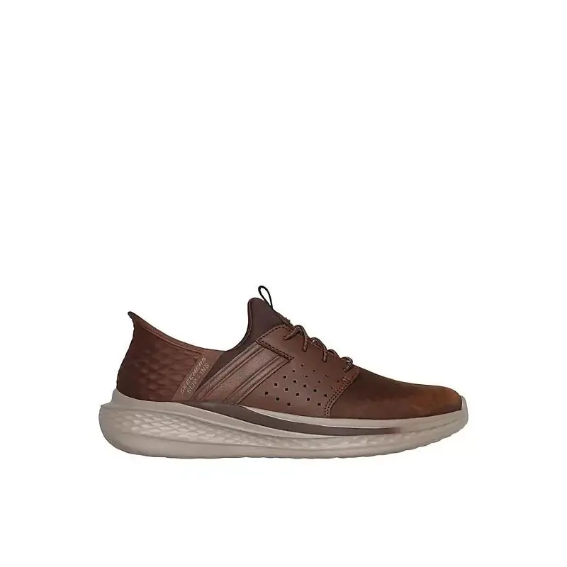 Skechers shoes - skechers garza - garza - Dark Brown Leather 0