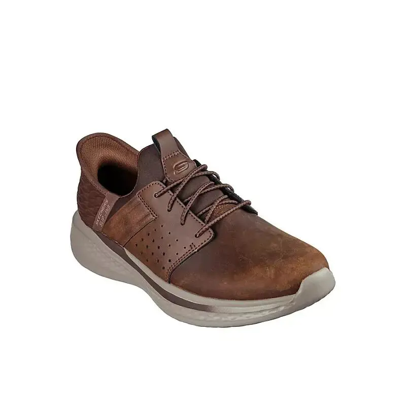 Skechers shoes - skechers garza - garza - Dark Brown Leather 3