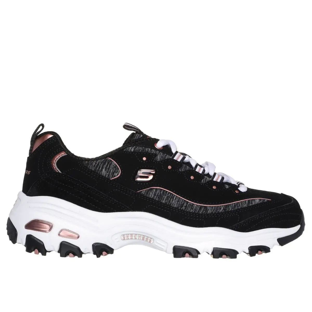 Skechers shoes - SKECHERS D`Lites - Black-Rose Gold 0