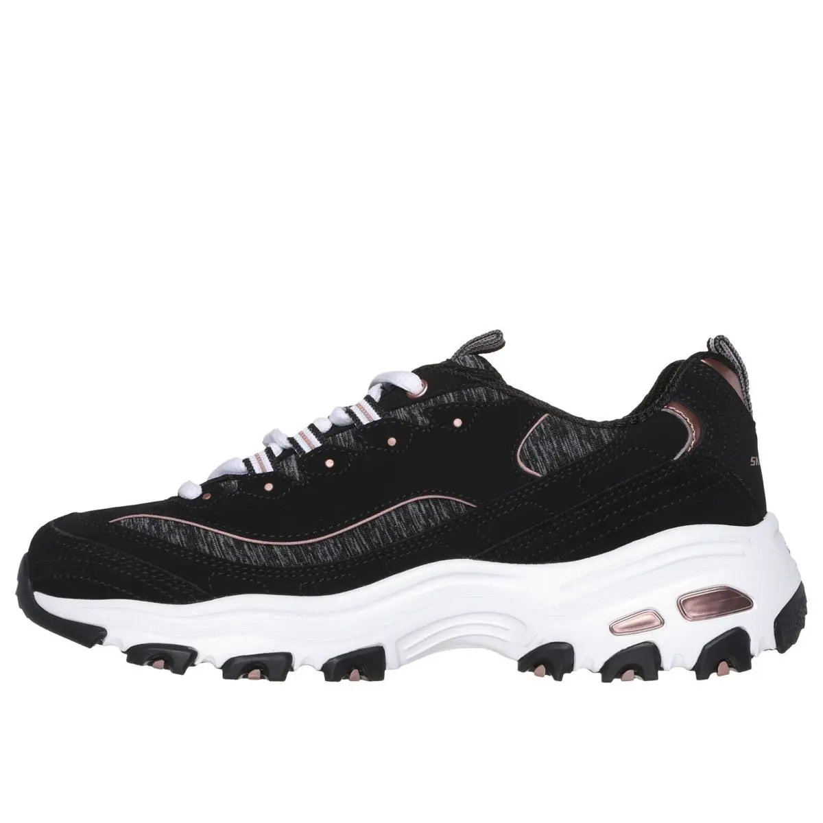 Skechers shoes - SKECHERS D`Lites - Black-Rose Gold 2