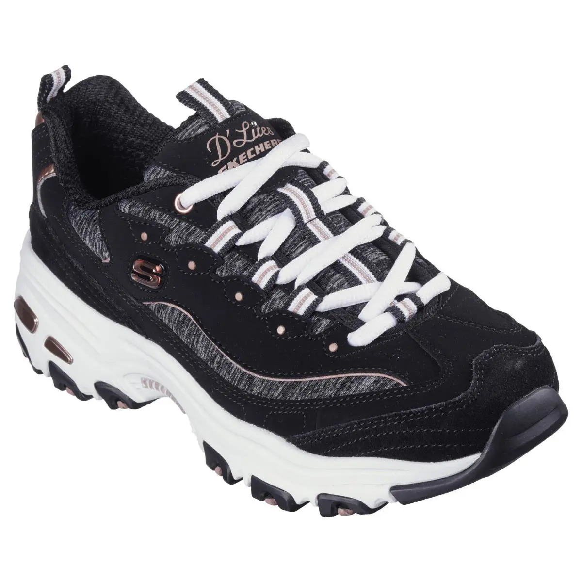 Skechers shoes - SKECHERS D`Lites - Black-Rose Gold 12