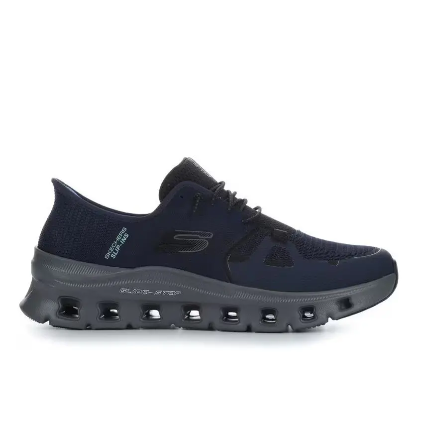 Men`s Skechers Slip-ins Glide-step Pro Slip-on Sneaker Shoes Wide Shoes - Blue