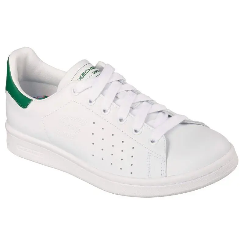 Skechers Women`s Sport Onix Court Style Sneakers White / Green US Size 9