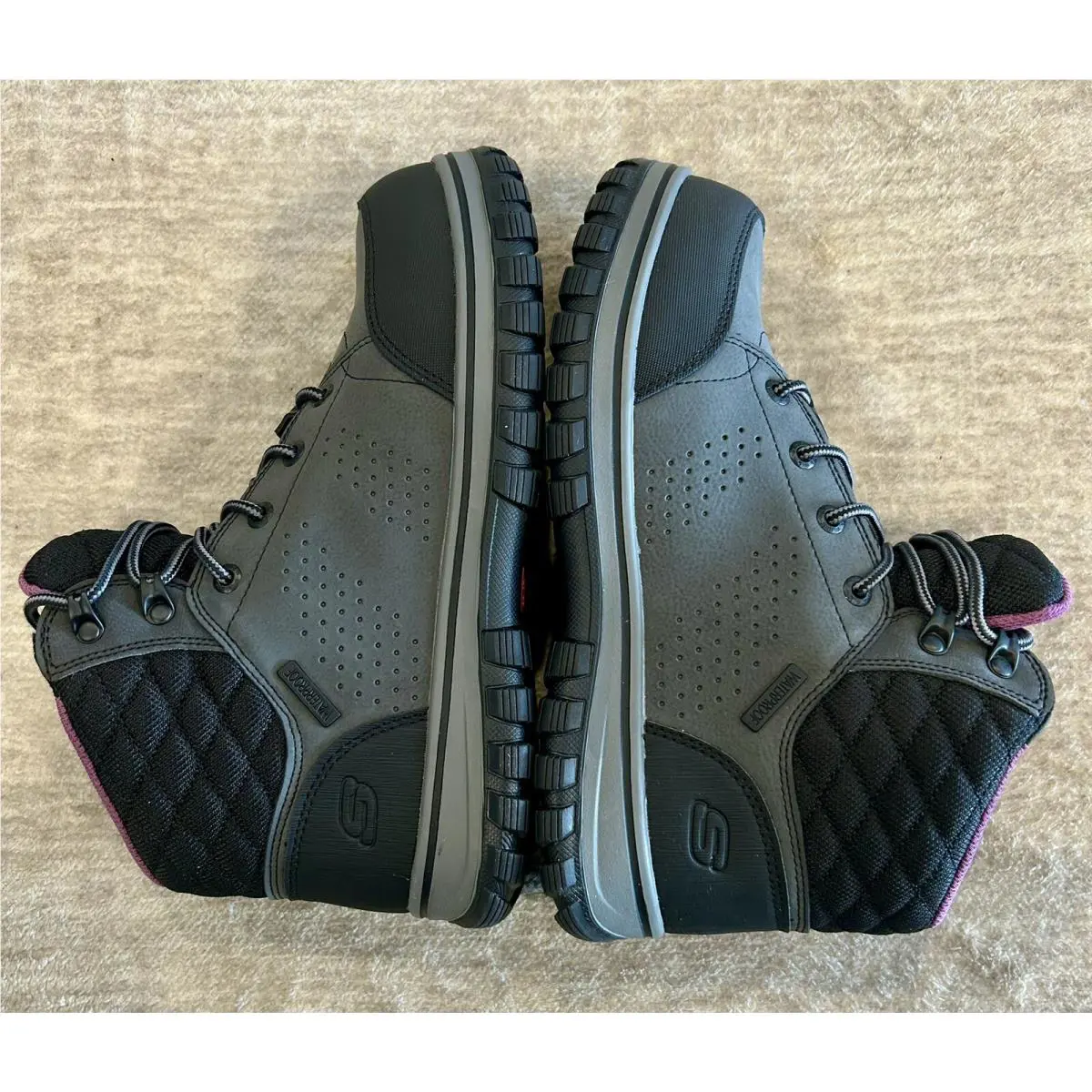 Skechers shoes - Skechers McColl Comp Toe - McColl Comp Toe - 108004-BLK - Gray/Black (UPC: 194428477985) 7