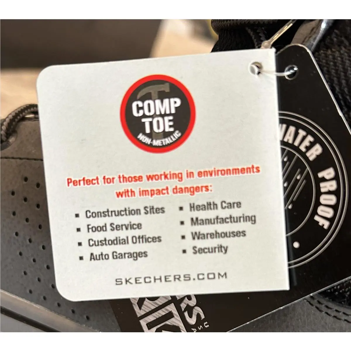 Skechers shoes - Skechers McColl Comp Toe - McColl Comp Toe - 108004-BLK - Gray/Black (UPC: 194428477985) 12