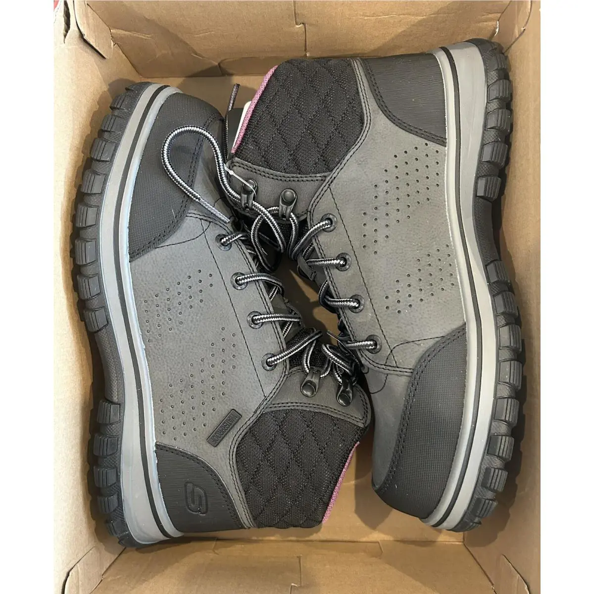 Skechers shoes - Skechers McColl Comp Toe - McColl Comp Toe - 108004-BLK - Gray/Black (UPC: 194428477985) 0