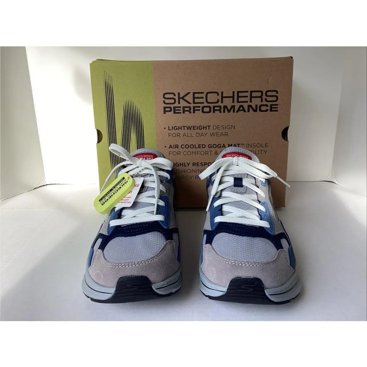 Mens Skechers Go Run Consistent 2.0 Retro Runner - Gray Size 8.5 220872 - Gray/Multi