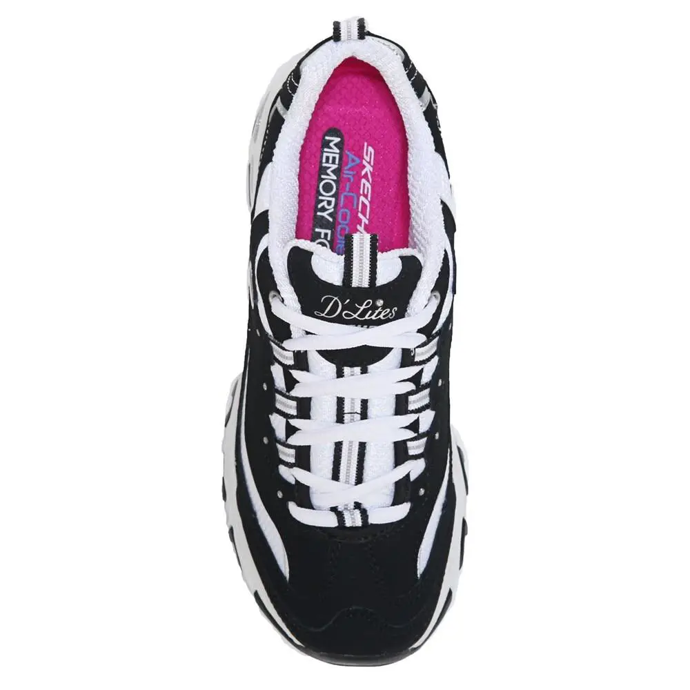 Skechers shoes - Skechers D`Lites Biggest Fan - Biggest Fan - 11930 BKW - Black 0