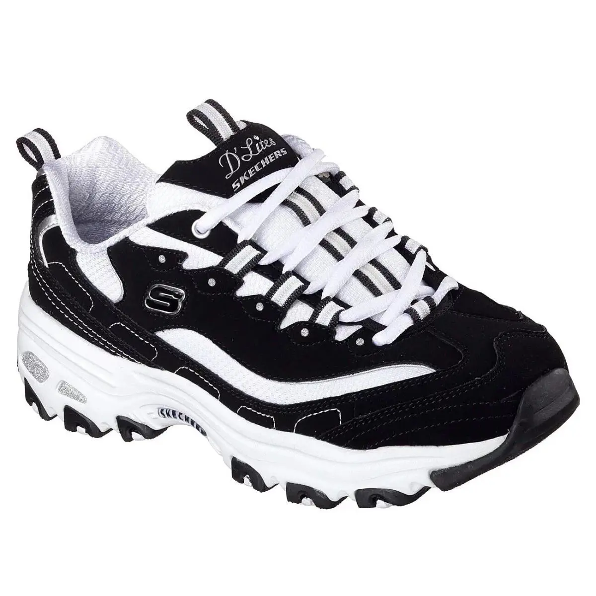 Skechers shoes - Skechers D`Lites Biggest Fan - Biggest Fan - 11930 BKW - Black 4